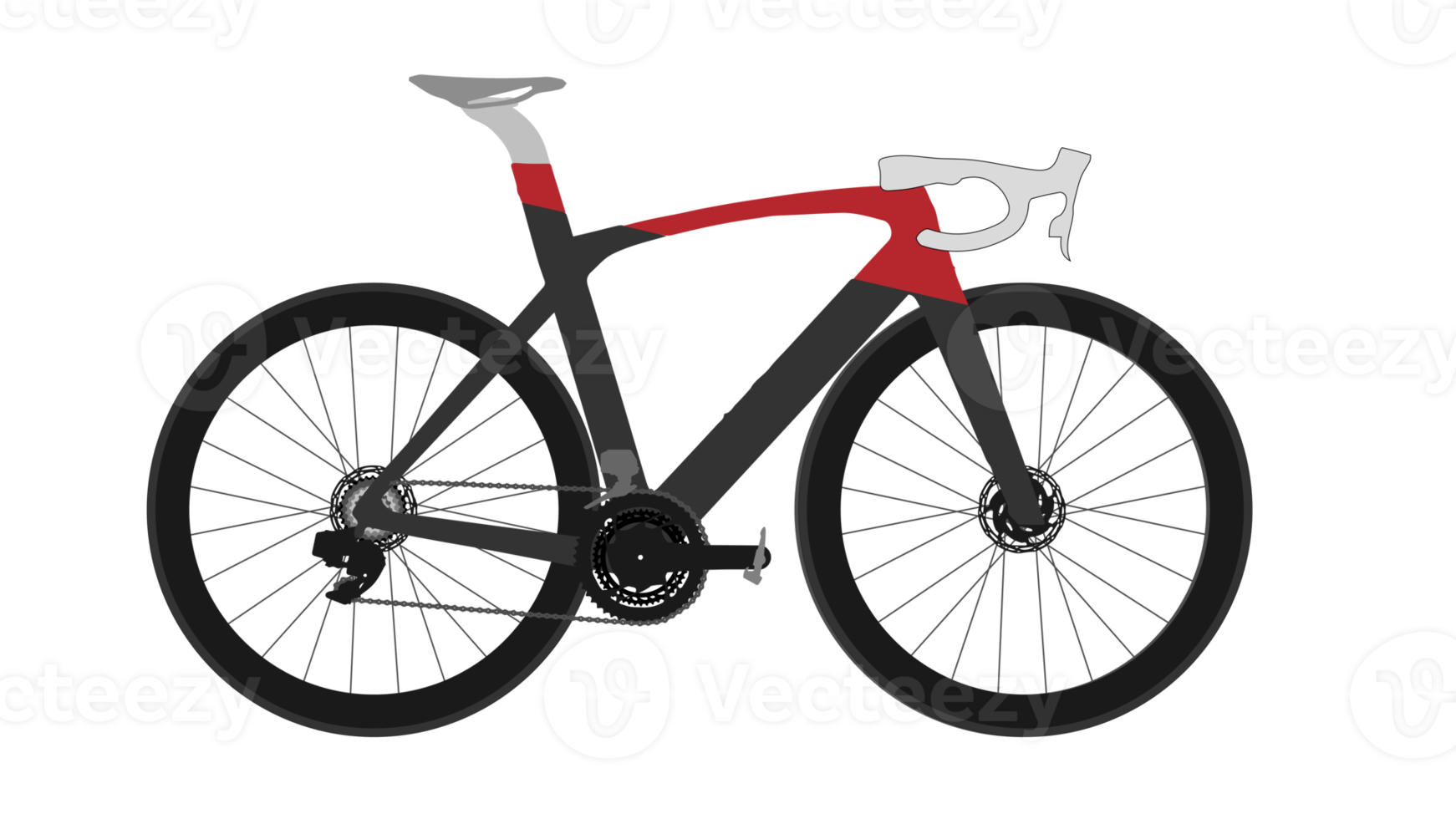 Seamless Road Bike or Racing sport road racer bike.Detail of Bike and Ride Concept. For design your sport workshop, sport activity and Bicycle activities png