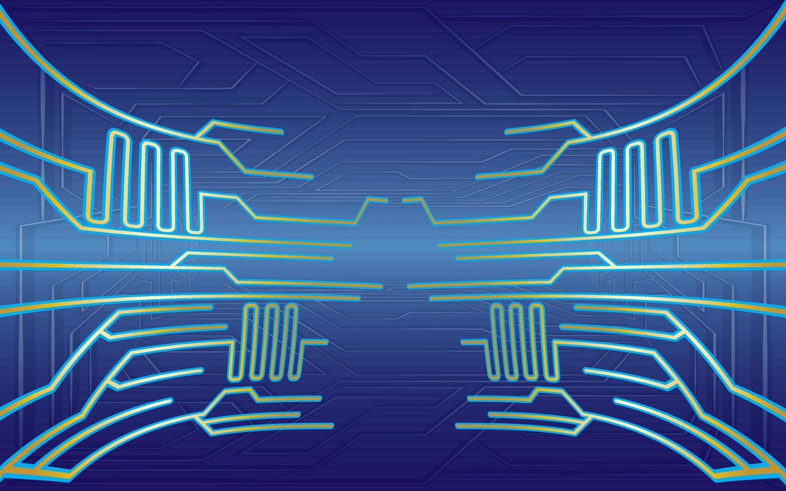 Artificial Intelligence Web Technology Background vector