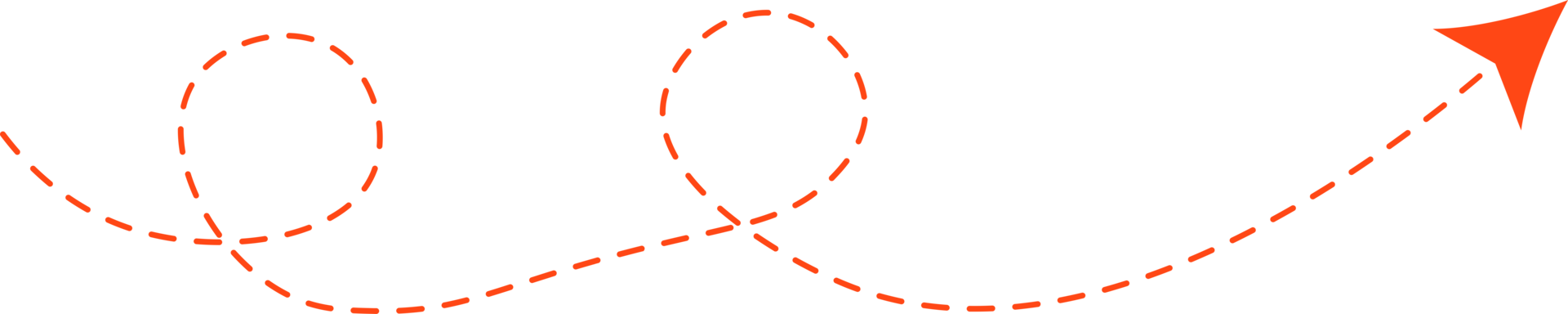 seta de linha tracejada png