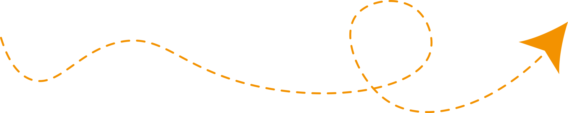 seta de linha tracejada png