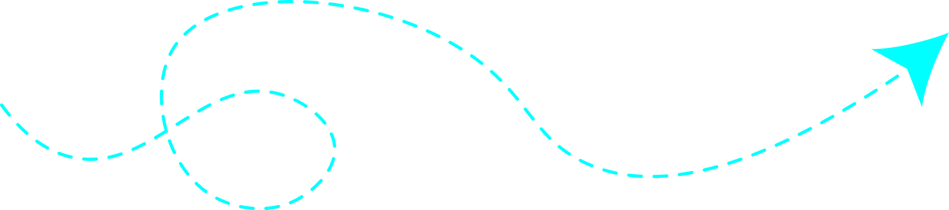 flecha de línea discontinua png