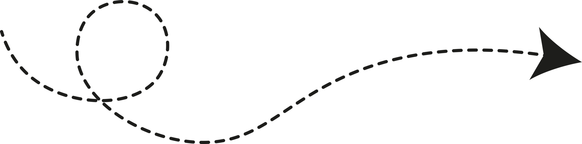Dashed Line Arrow png