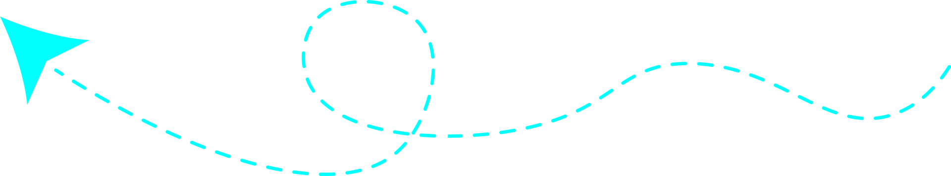 flecha de línea discontinua png