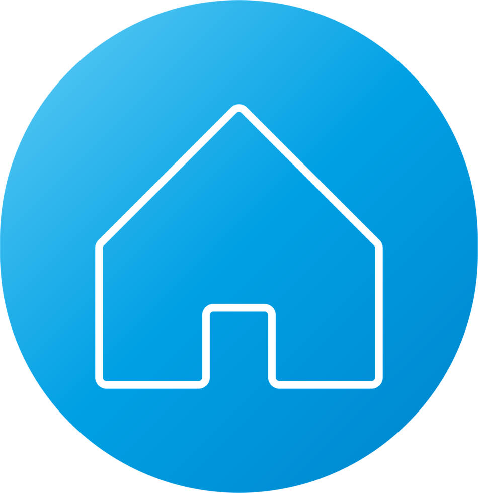 Home Gradient Icon Button png