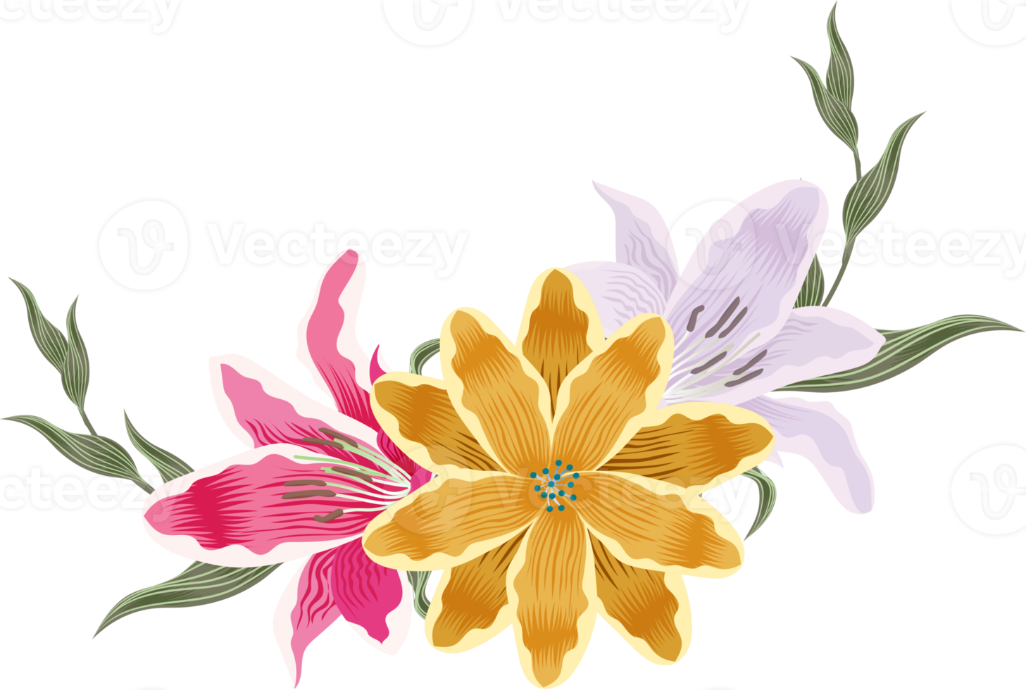 Free flores y hojas 10857138 PNG with Transparent Background