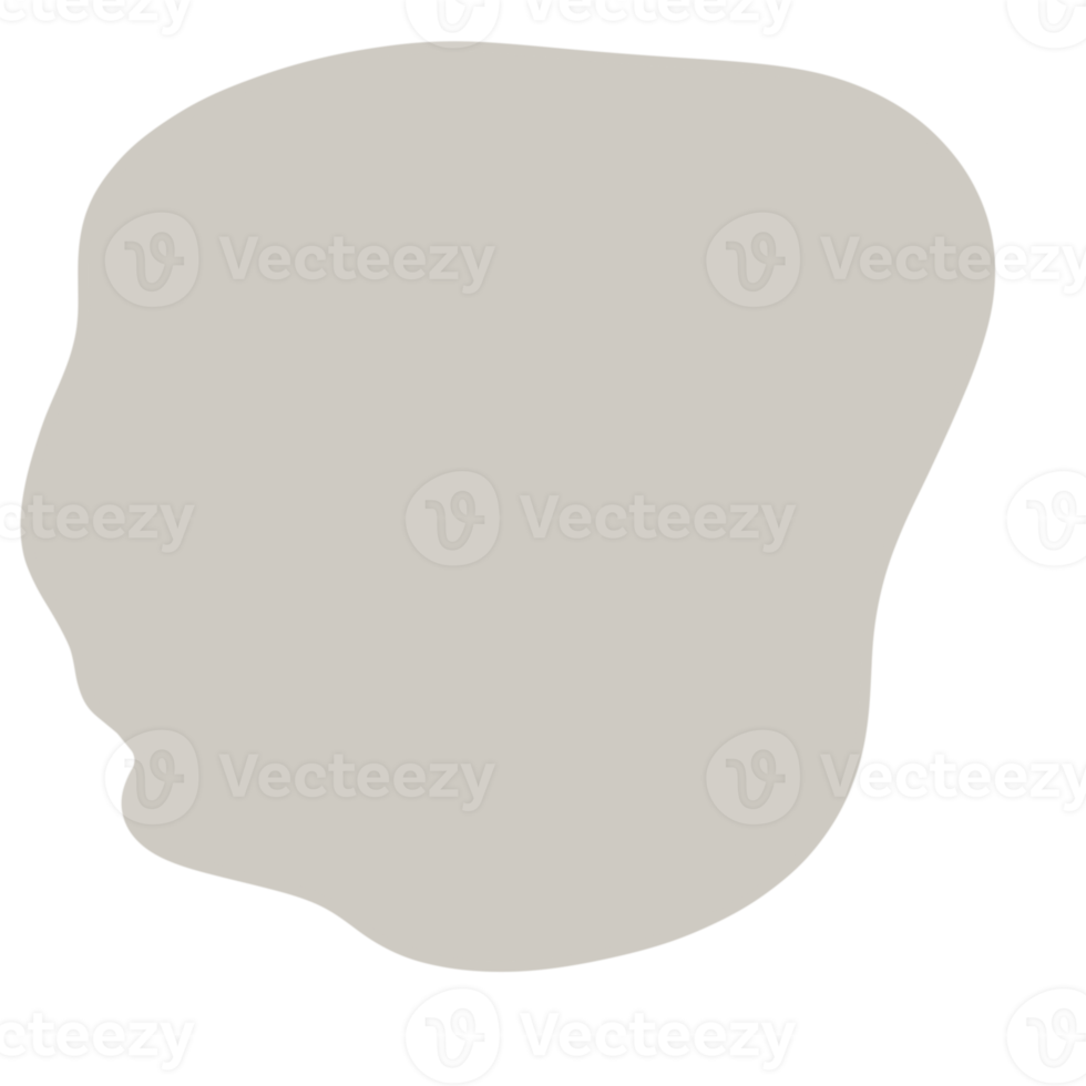 Organic blob shape png