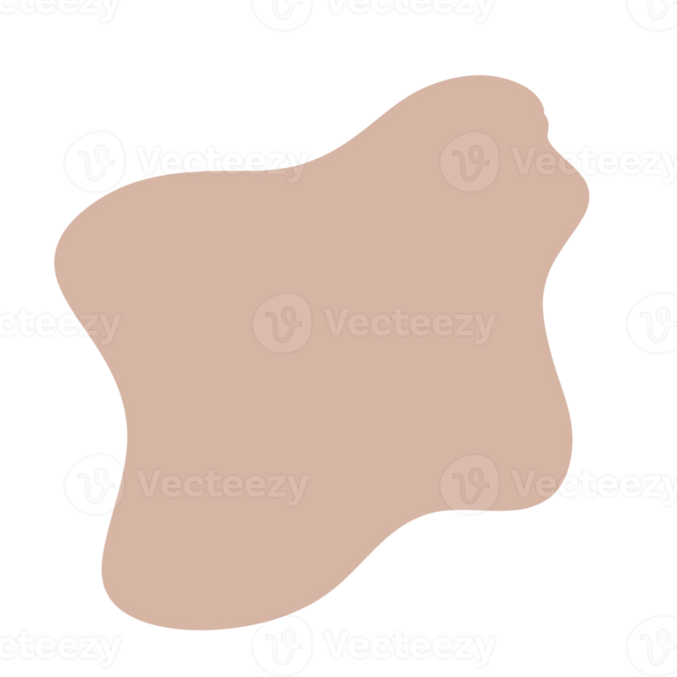 Organic blob shape png