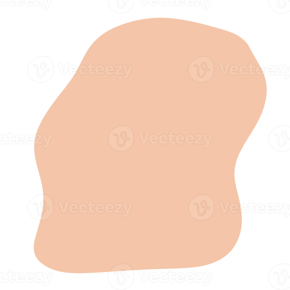 Organic blob shape png