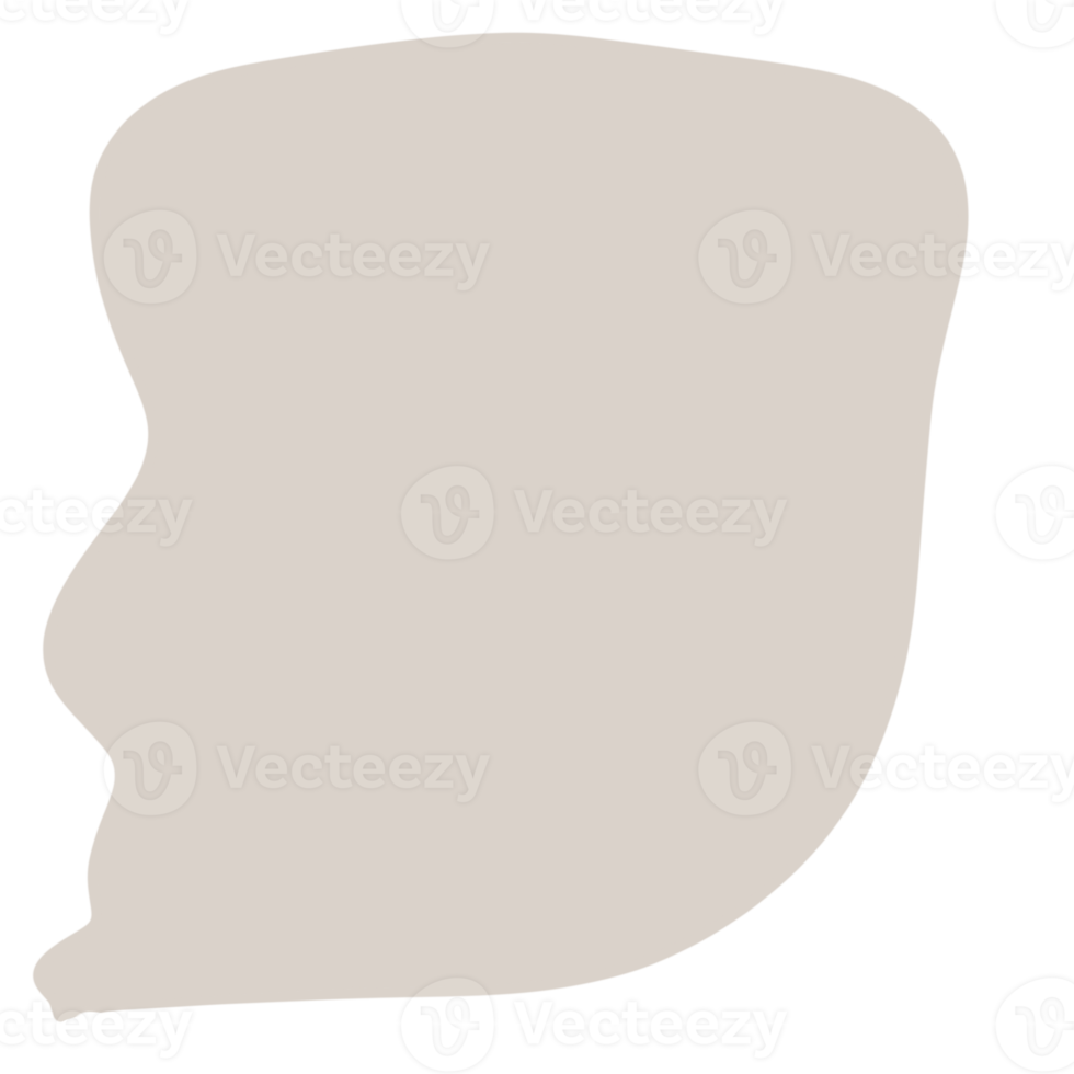 Organic blob shape png