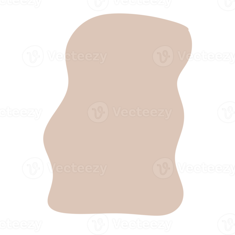 Organic blob shape png
