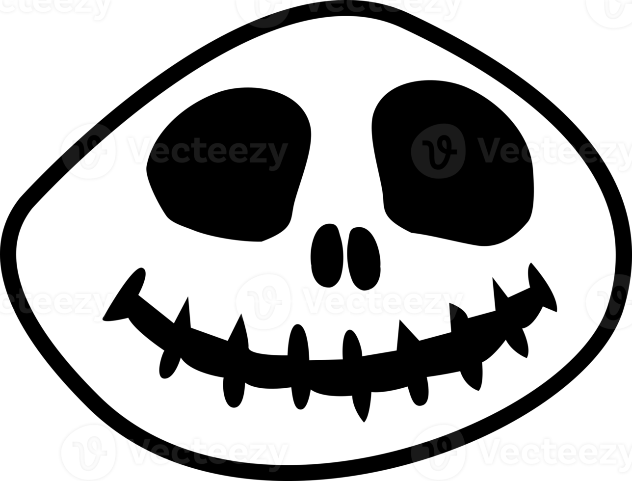 Ghost face emotion for Halloween day png