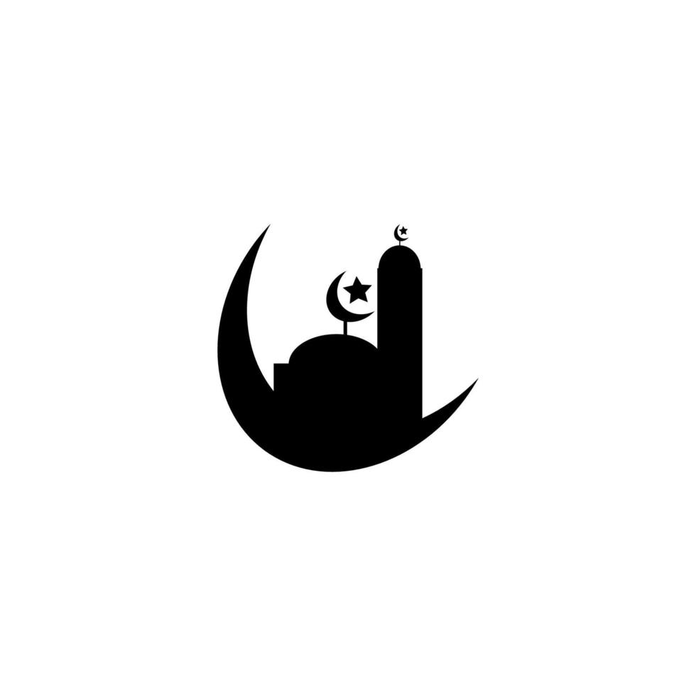 mosque icon ilustration vector