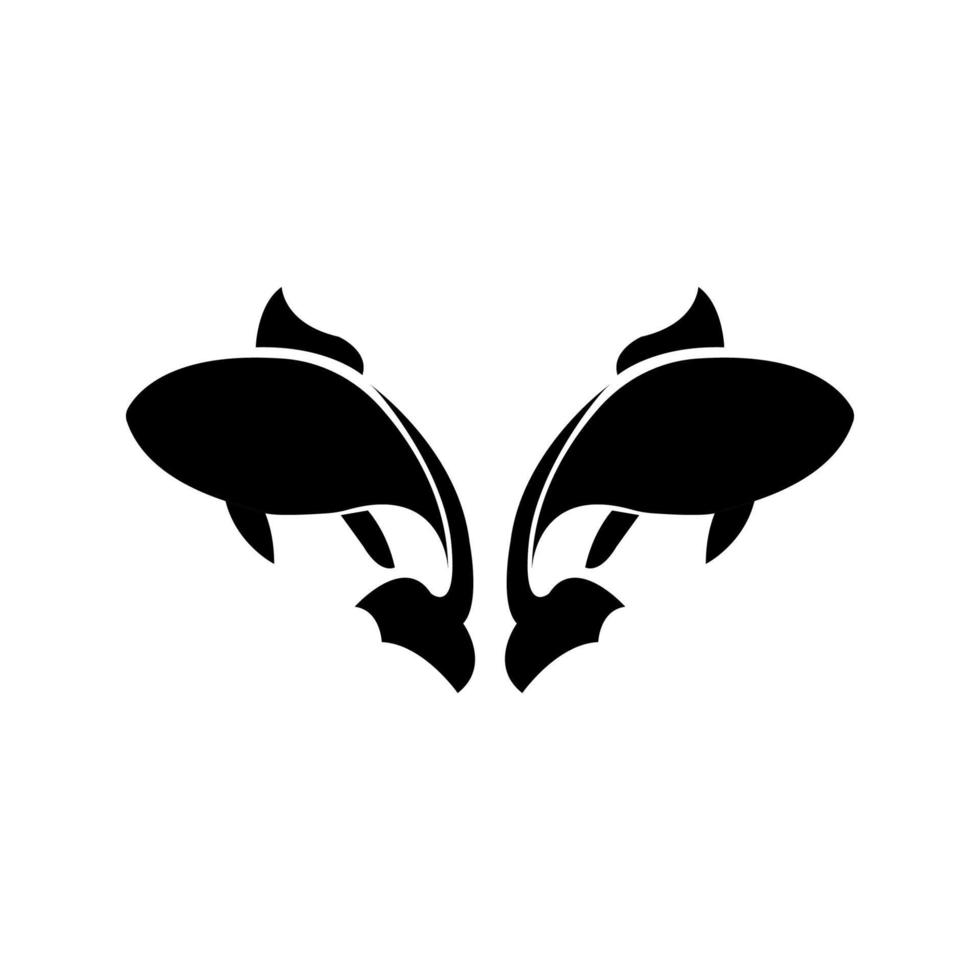 fish icon ilustration vector
