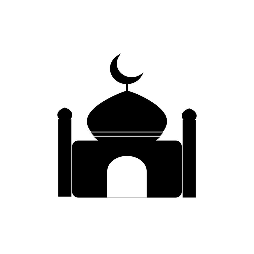 vector de ilustración de icono de mezquita