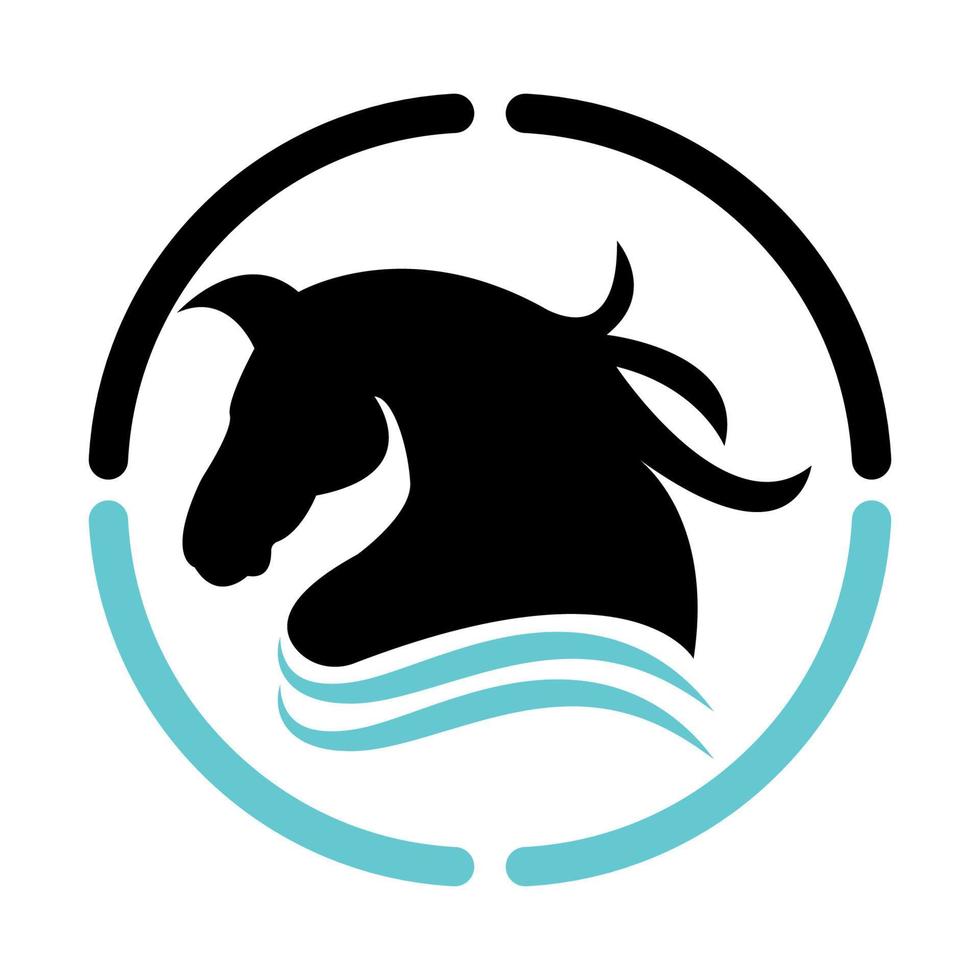 horse icon ilustration vector