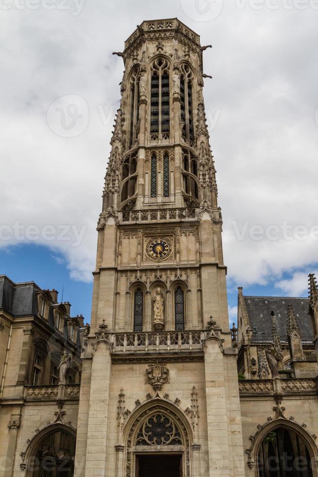 la iglesia de saint-germain-l'aux errois, parís, francia foto