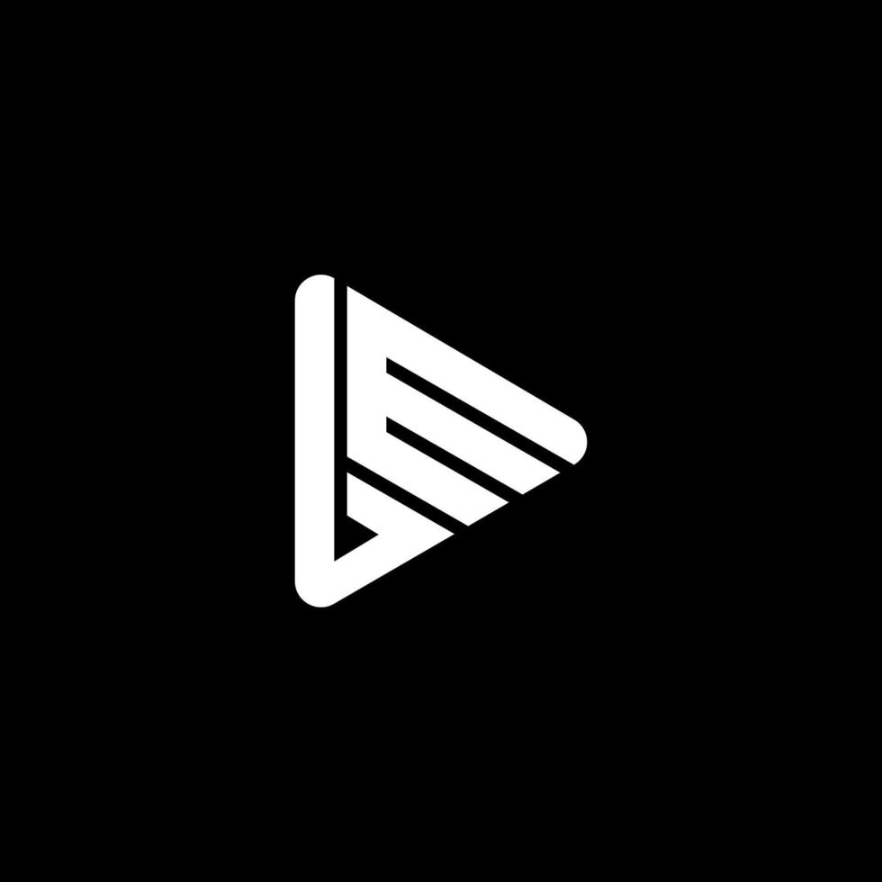 logotipo de monograma de medios de letra creativa bm vector