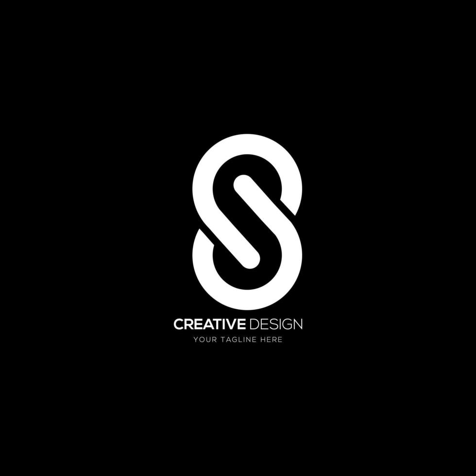 Creative S letter branding monogram logo vector