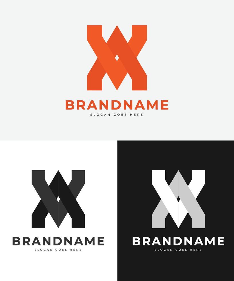 Modern creative logo design template vector