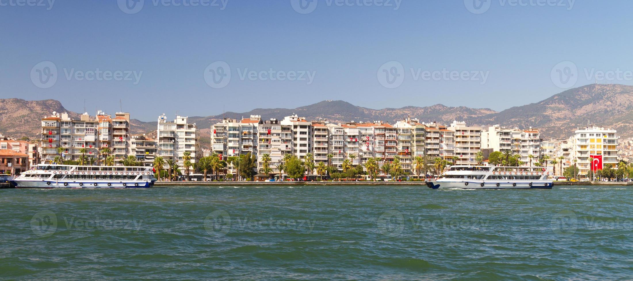 Cityscape of Karsiyaka Izmir, Turkey photo