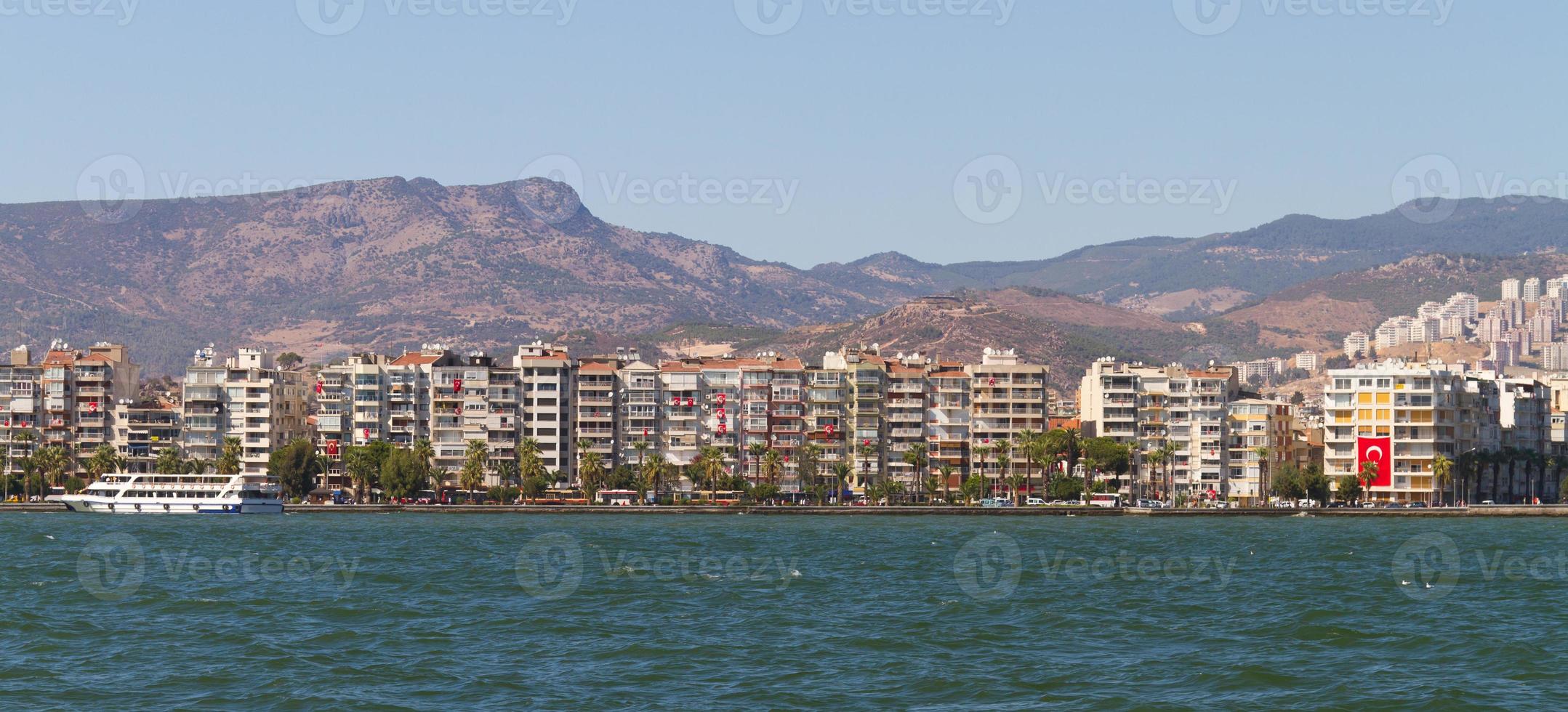 Cityscape of Karsiyaka Izmir, Turkey photo