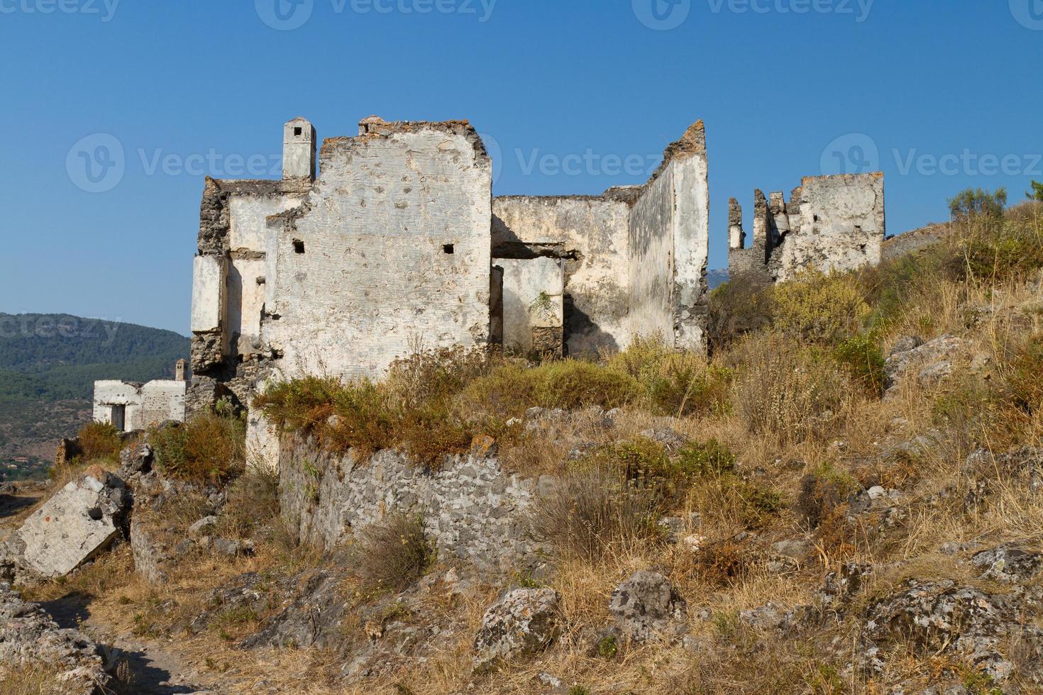 Ruins of Kayakoy, Fethiye photo