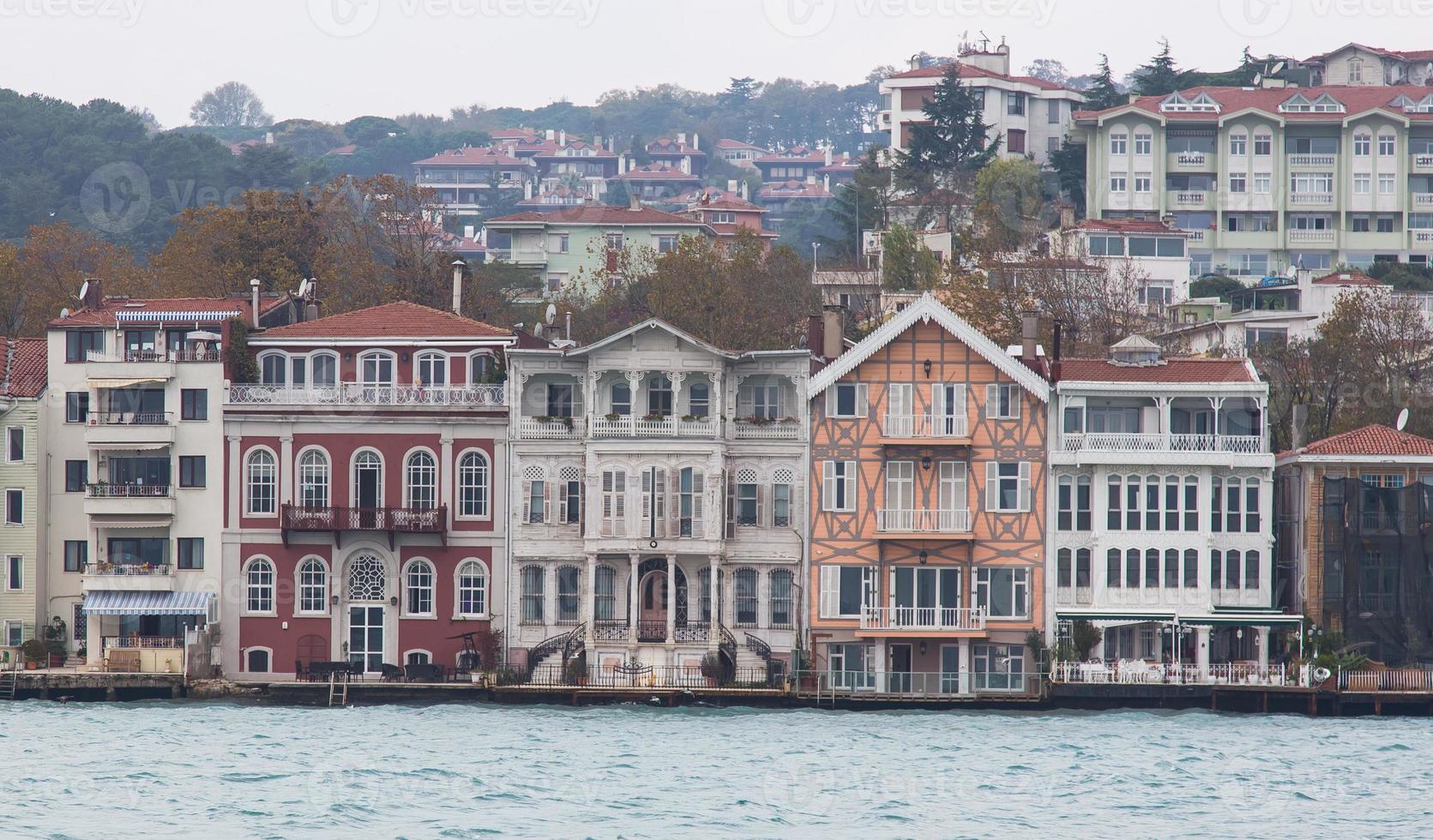 Buildings in Bosphorus Strait 10859175 Stock Photo at Vecteezy