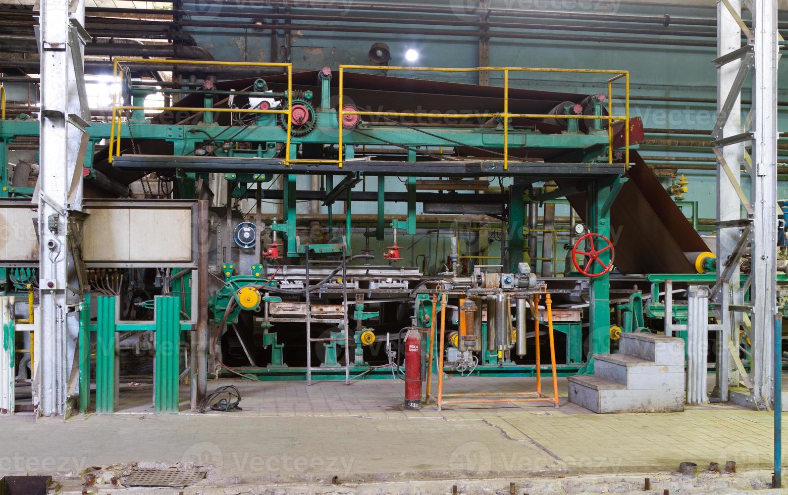 Inside of an Old Abandoned Factory photo