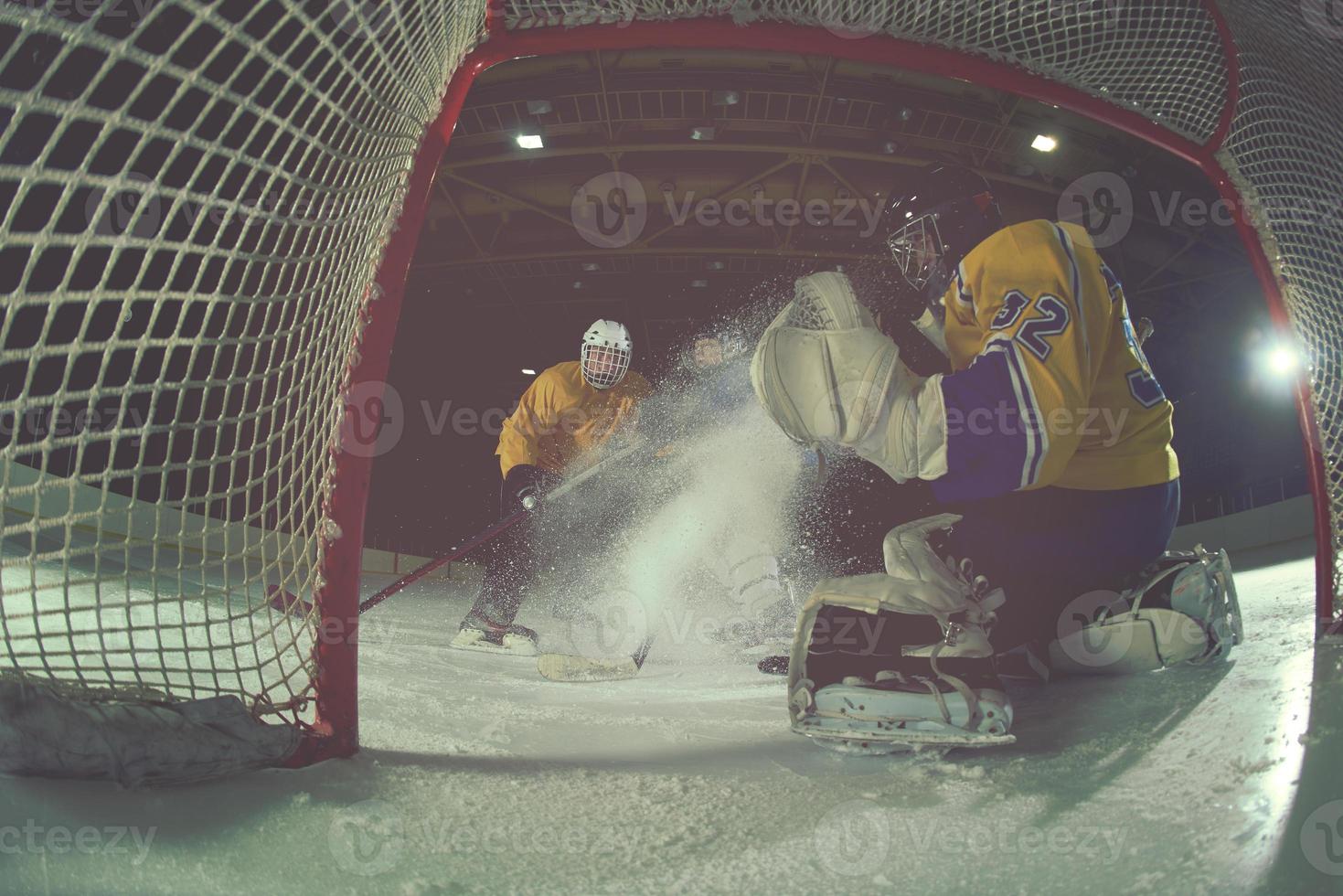 ice hockey goalkeeper photo