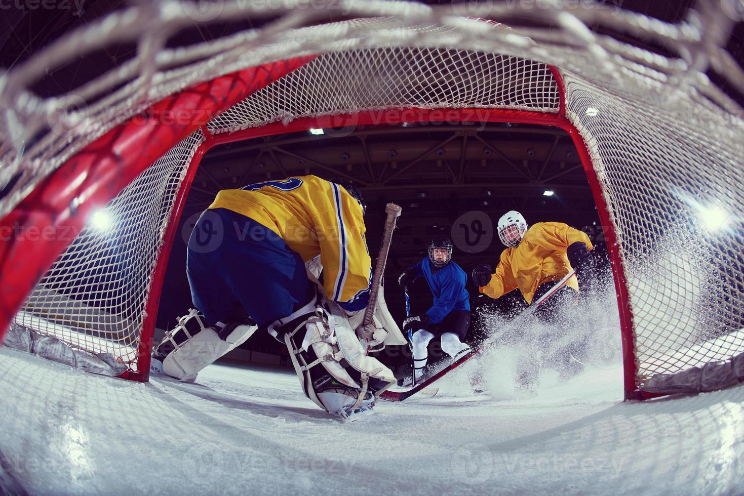 ice hockey goalkeeper photo