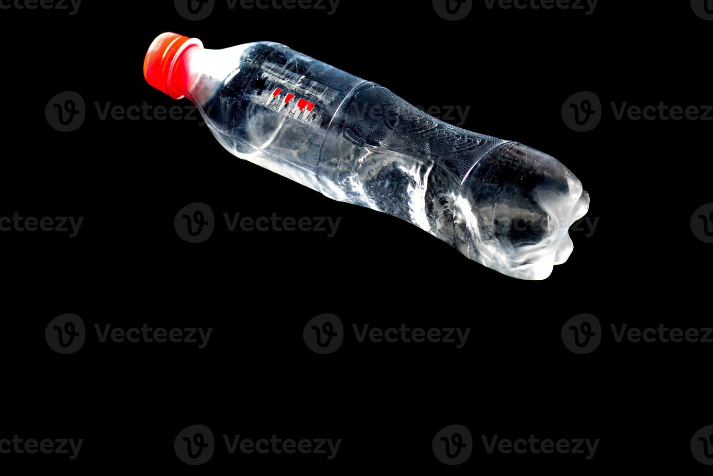 Concept of plastic waste and pollution from plastic waste. photo