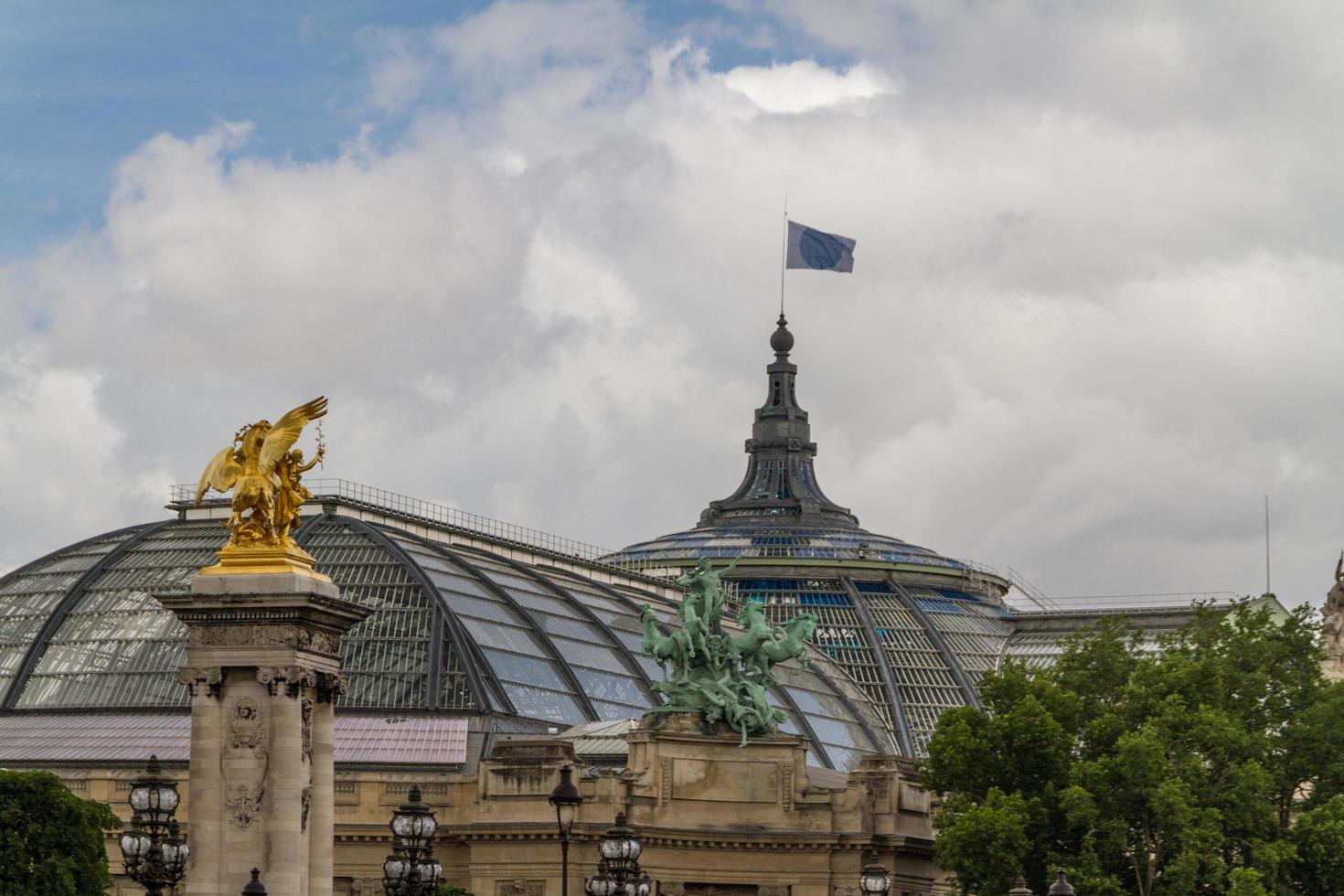 París - 7 de junio de 2022 - Grand Palais en París, Francia foto