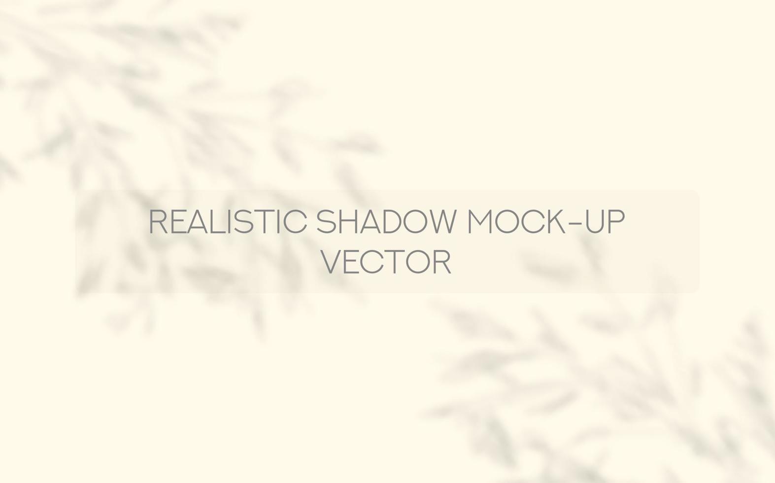 Shadow overlay effect. Transparent soft light and shadows from branches, plant, foliage and leaves. vector