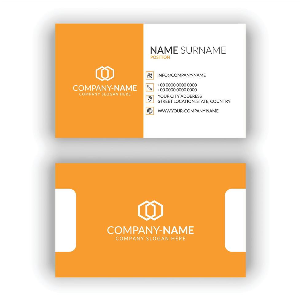 Creative modern Business Card vector