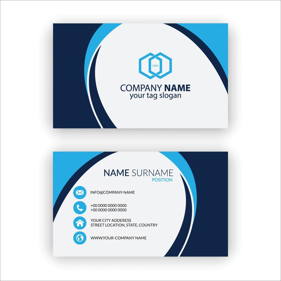 Creative Professional Business Card vector