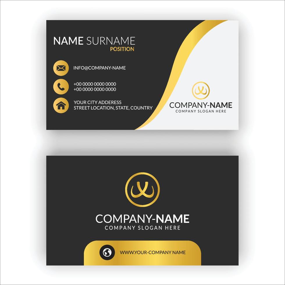 Creative modern Business Card vector