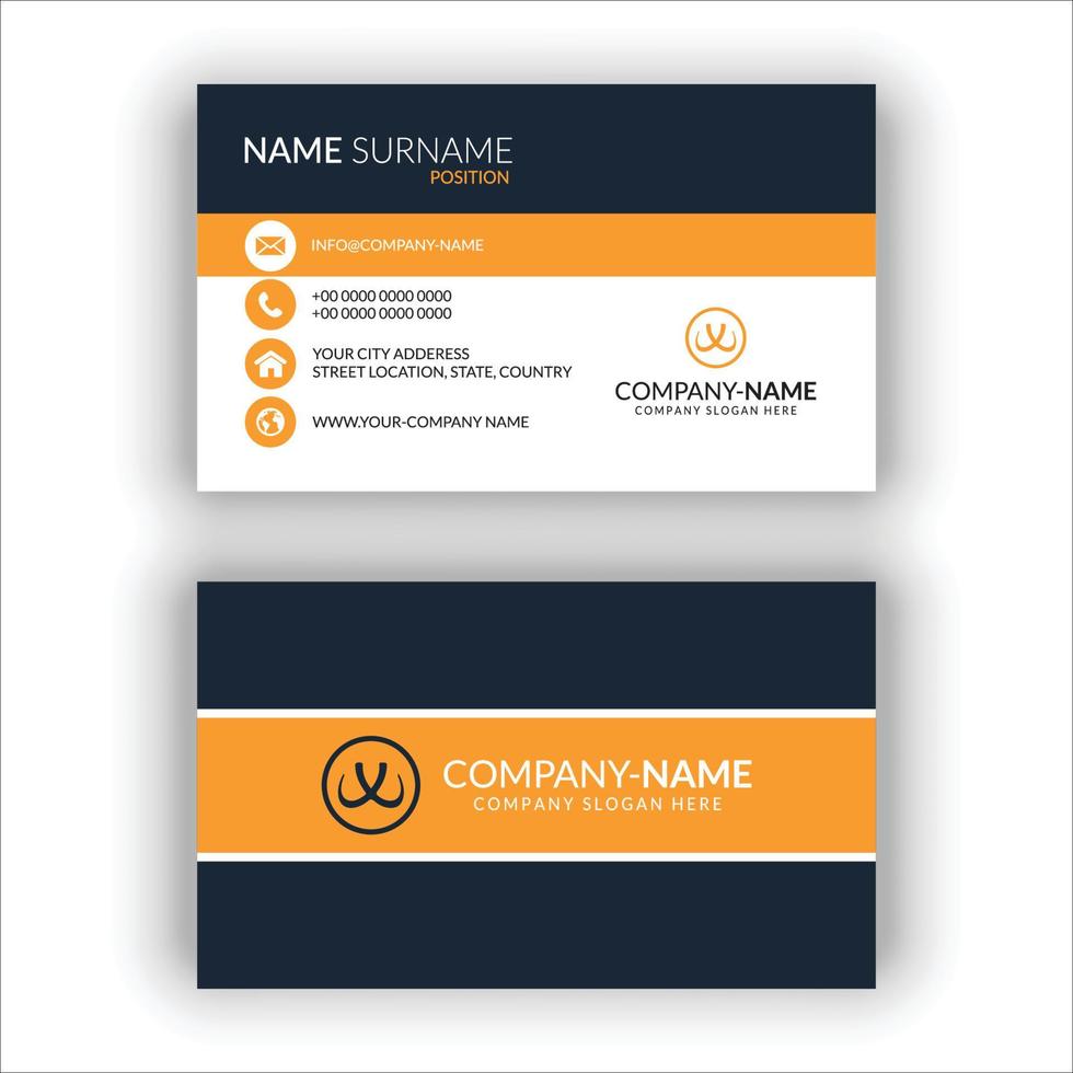Creative modern Business Card vector
