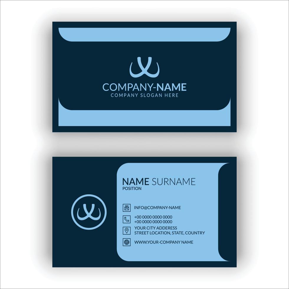 Creative modern Business Card vector
