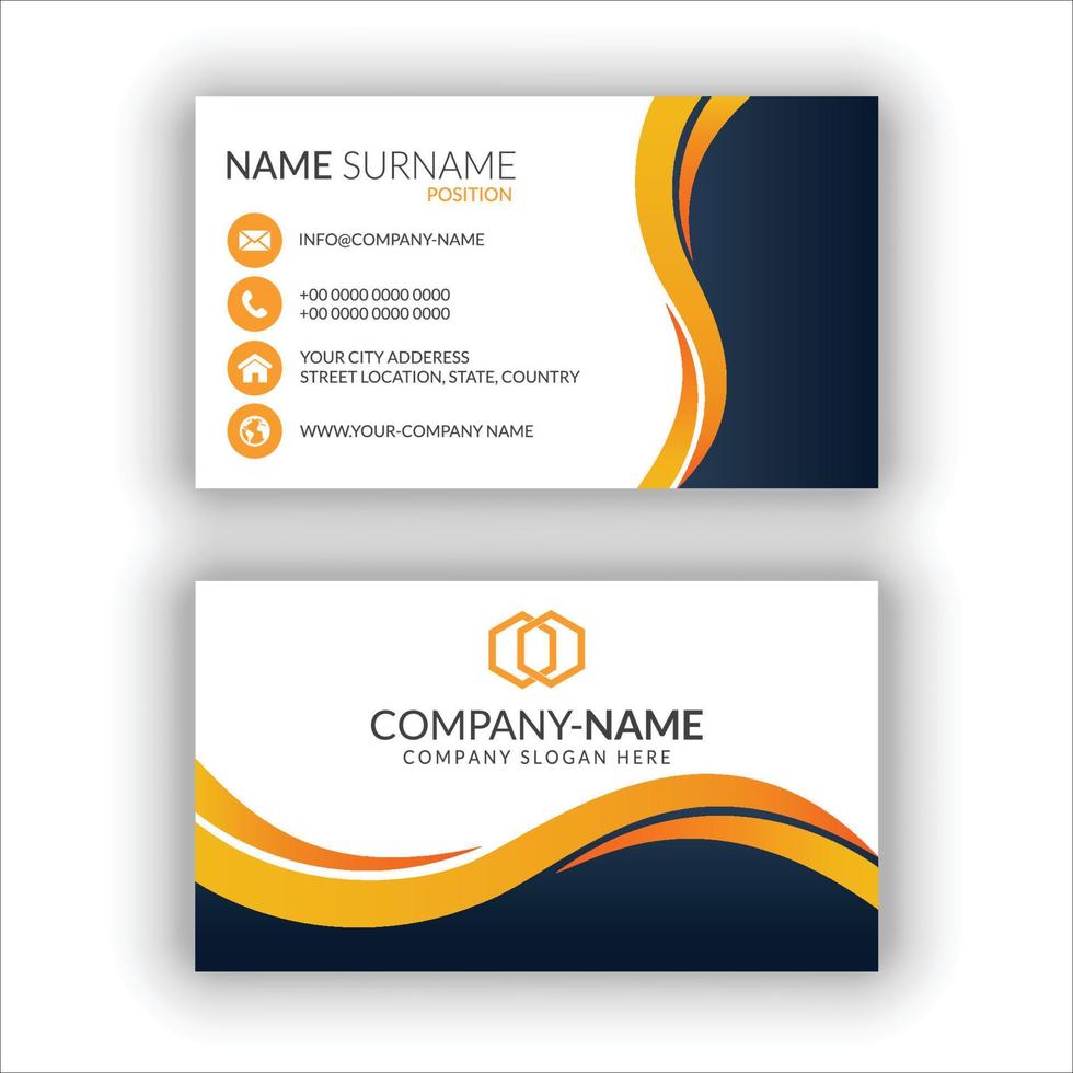 Creative modern Business Card vector