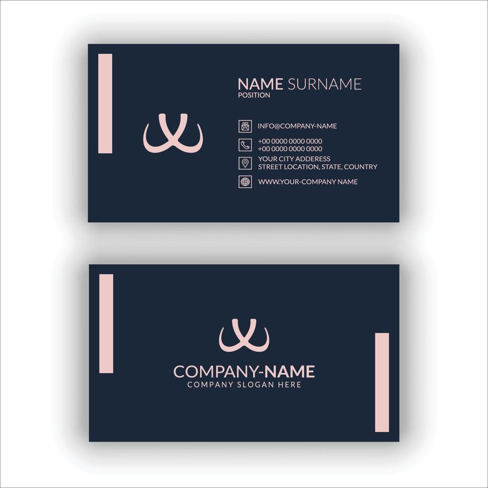 Creative modern Business Card vector