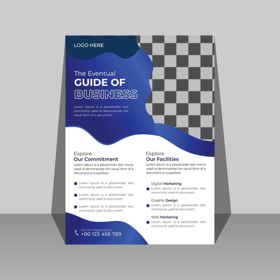 Modern Business Flyer Template vector