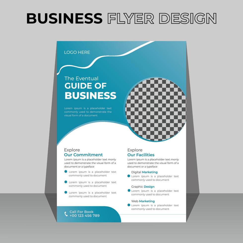 Modern Business Flyer Template vector