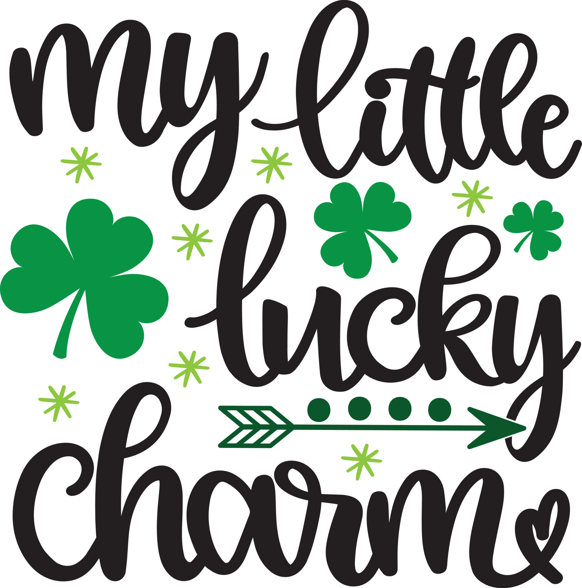 my-little-lucky-charm-green-clover-so-lucky-shamrock-lucky-clover