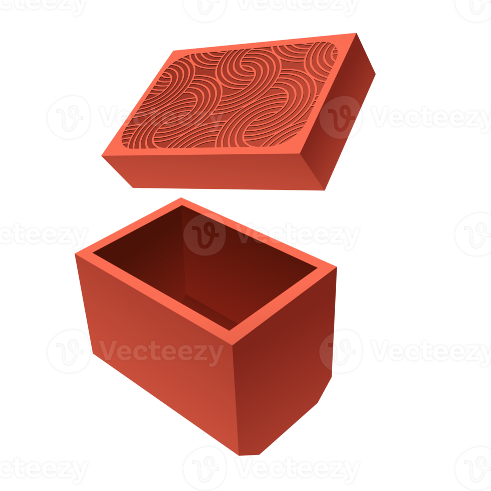 stenciled box mockup png