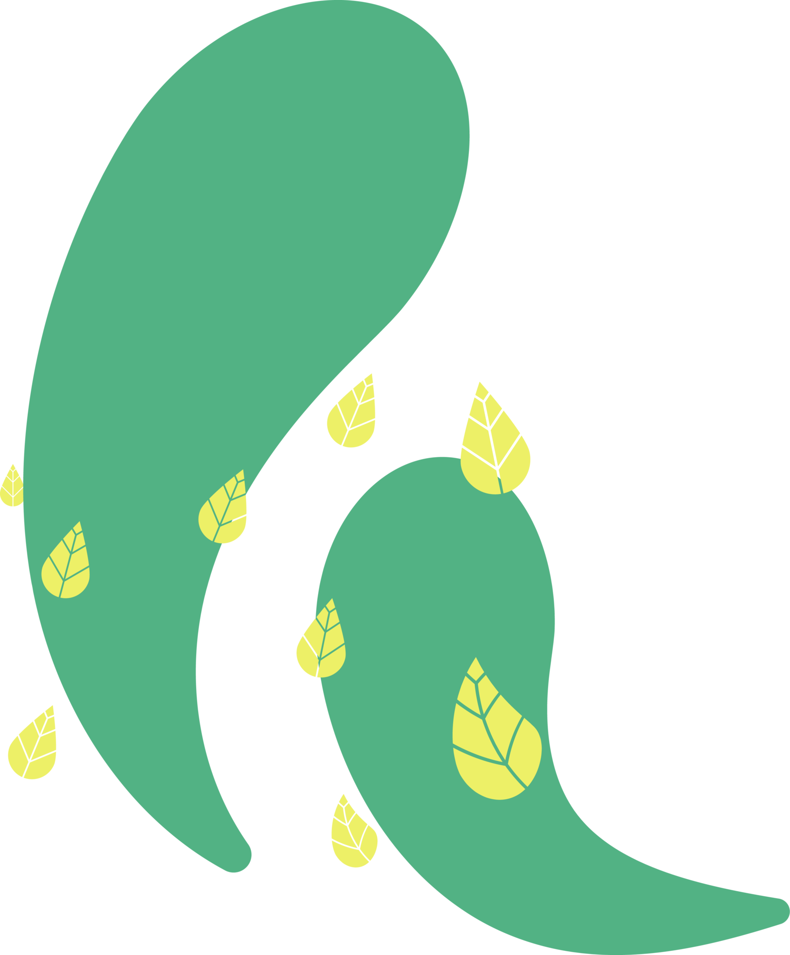 Beautiful leaf and flower 10862513 PNG