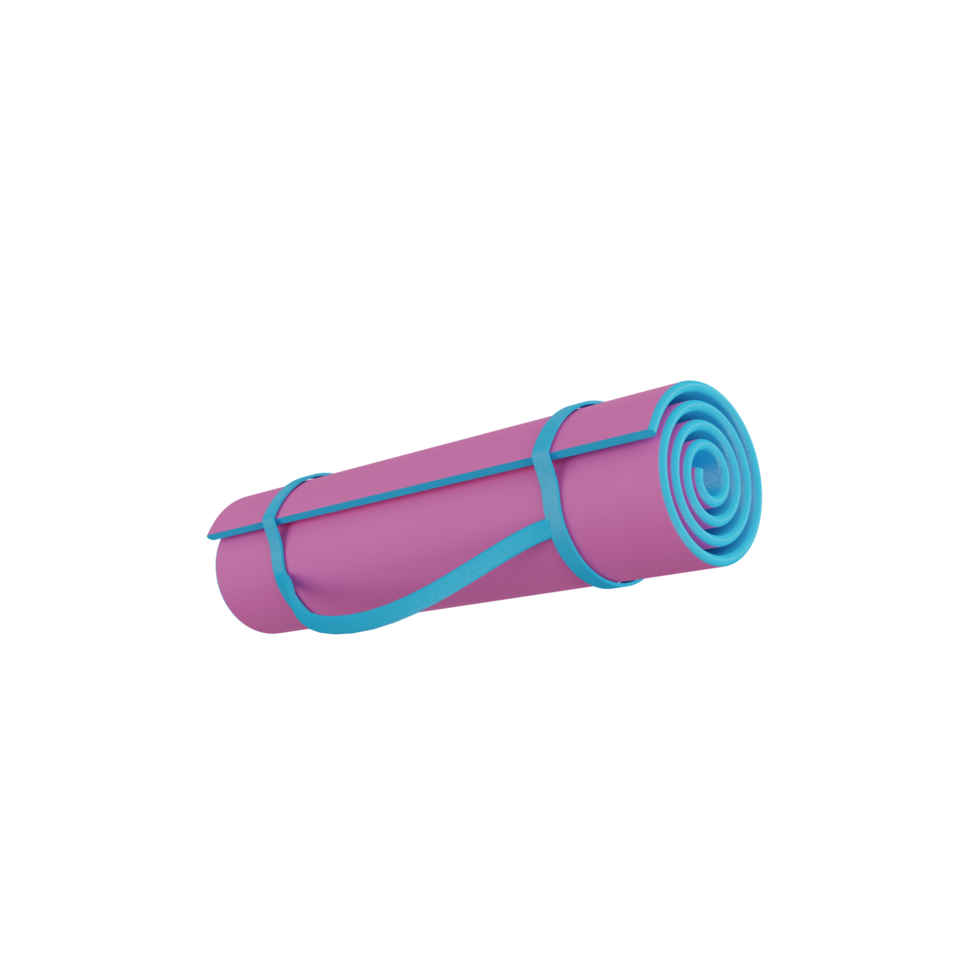 yogamatte 3d-illustration png