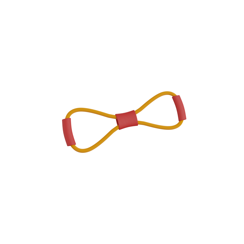 Yoga pull rope 3d illustration png