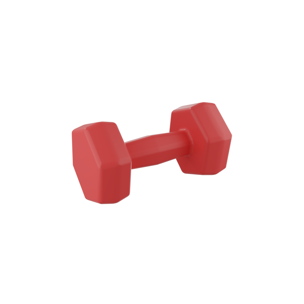 Dumbbell 3d illustration png