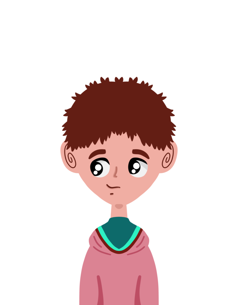 personaje de dibujos animados chico png