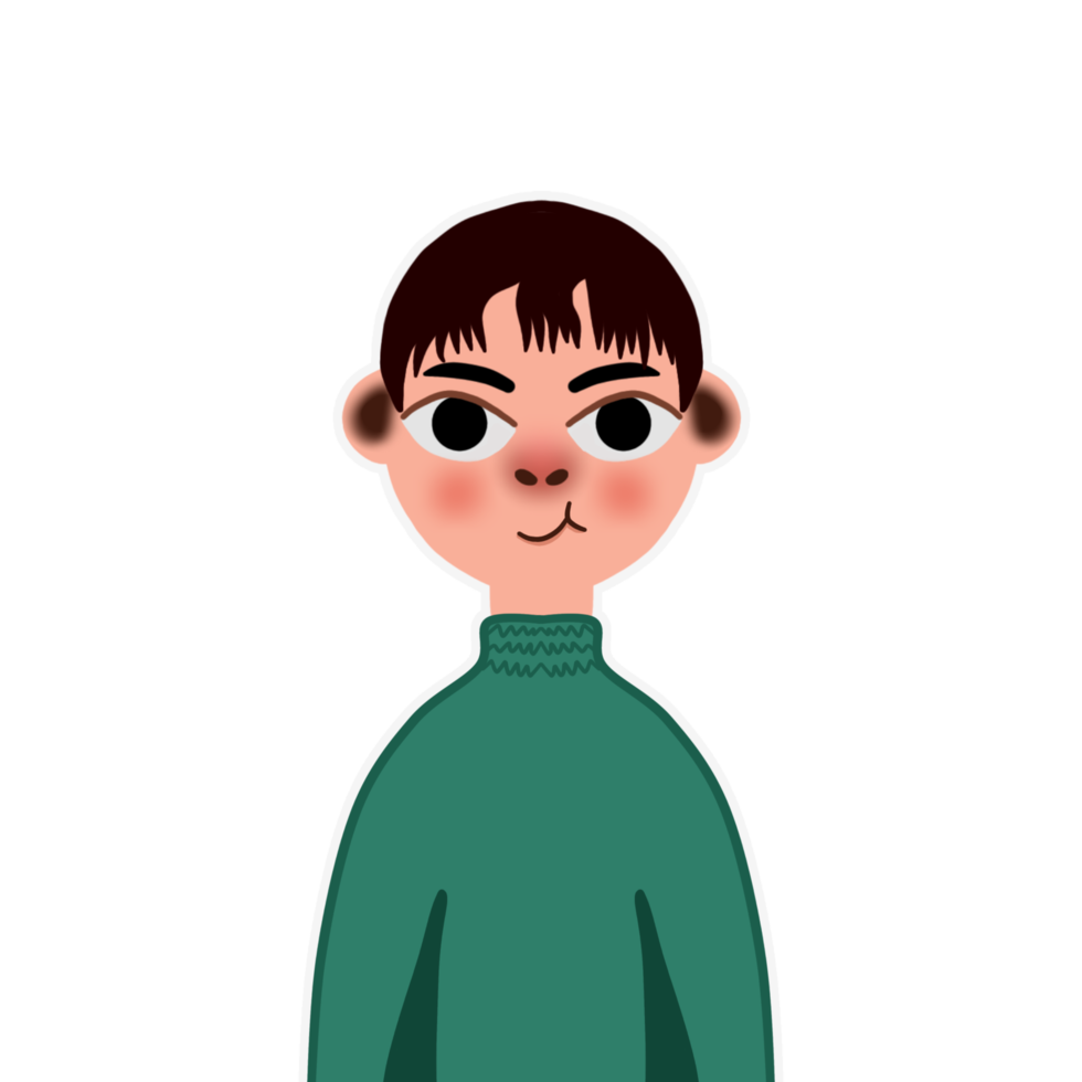 personaje de dibujos animados chico png